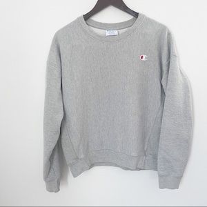 Champion Reverse Weave Heather Gray Sweatshirt